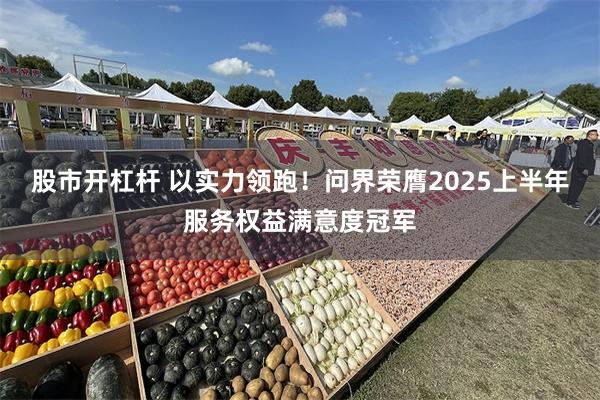 股市开杠杆 以实力领跑！问界荣膺2025上半年服务权益满意度冠军