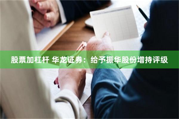 股票加杠杆 华龙证券：给予振华股份增持评级
