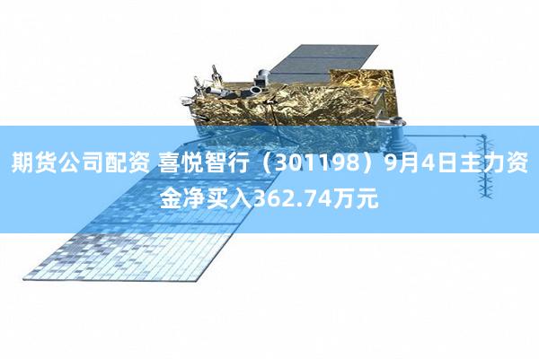 期货公司配资 喜悦智行（301198）9月4日主力资金净买入362.74万元