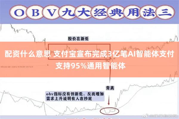 配资什么意思 支付宝宣布完成3亿笔AI智能体支付 支持95%通用智能体