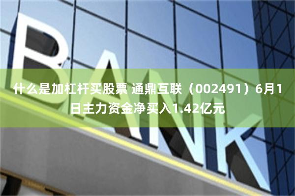 什么是加杠杆买股票 通鼎互联（002491）6月1日主力资金净买入1.42亿元