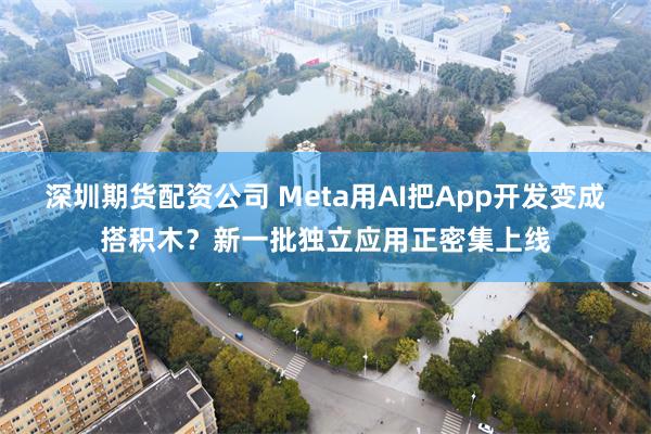 深圳期货配资公司 Meta用AI把App开发变成搭积木？新一批独立应用正密集上线