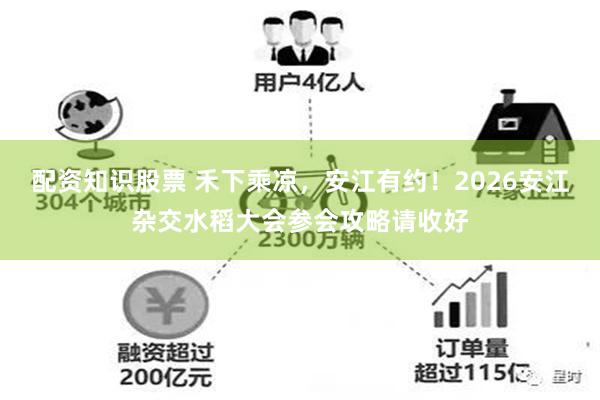 配资知识股票 禾下乘凉，安江有约！2026安江杂交水稻大会参会攻略请收好