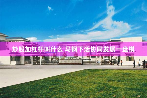炒股加杠杆叫什么 马钢下活协同发展一盘棋